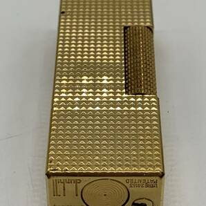 ダンヒル dunhill ダンヒルライター ライター 喫煙具 ゴールド ゴールドカラー ケース付き 着火未確認の画像3