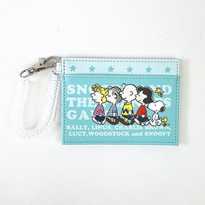  Snoopy f lens single pass case IC card ticket holder SNOOPY