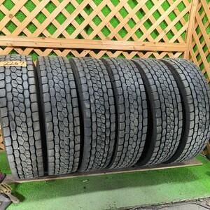 2267 ブリジストン　225/80R17.5 123/121L バリ山　MIX　サマー　夏　6本　8.5分山〜　2018 激安プライス