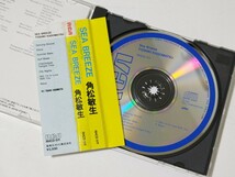 旧規格　折込帯　RHCD　角松敏生 / SEA BREEZE　85年初版　3500円帯　税表記なし　_画像3