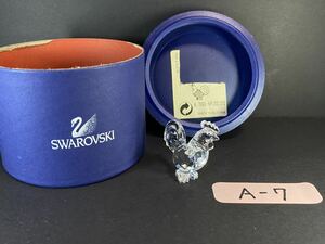 【SWAROVSKI】廃盤品 にわとり 酉 美品 干支シリーズ 証明書付 小物 インテリア 置物 フィギュリン クリスタル