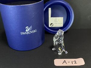 【SWAROVSKI】マーモット 証明書付 小物 インテリア 置物 フィギュリン クリスタル