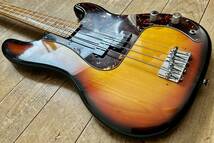 鳴良個体 YAMAHA Pulser Bass PB-400 YS サンバースト Fender Precision Bass Type 1980年製/Body:セン材 Neck:メイプル材/ ギグケース付_画像4
