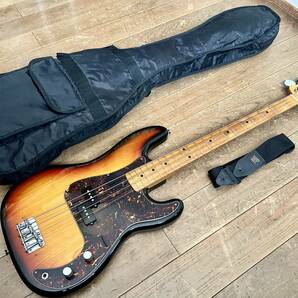 鳴良個体 YAMAHA Pulser Bass PB-400 YS サンバースト Fender Precision Bass Type 1980年製/Body:セン材 Neck:メイプル材/ ギグケース付の画像1