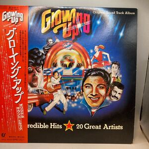 美盤 LP / OST(BRUCE CHANNEL/JON MORRIS) / グローイング・アップ/GROWING UP / 帯付 