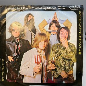 再生良好　EP/ローリング・ストーンズ「Jumpin Jack Flash / Child Of The Moon (1968年・TOP-1282)」