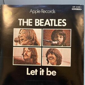 再生良好 EP THE BEATLES - LET IT BE / Apple Records AR-2461