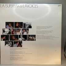 再生良好 LP SUPERSAX & L.A. VOICES / L.A. 28・3P-450_画像2