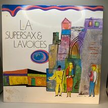 再生良好 LP SUPERSAX & L.A. VOICES / L.A. 28・3P-450_画像1