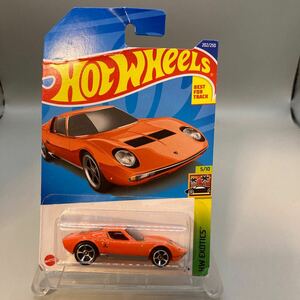 HOT WHEELS '71 LAMBORGHINI MIURA SV(ORANGE)