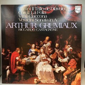 美品 LP ARTHUR GRUMIAUX/TARTINI:SONATA ? TRILLO DEL DIAVOLO/PHILIPS 13PC250