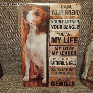 [ бесплатная доставка ] Beagle ⑪ MY LIFE автограф plate metal табличка [ новый товар ]