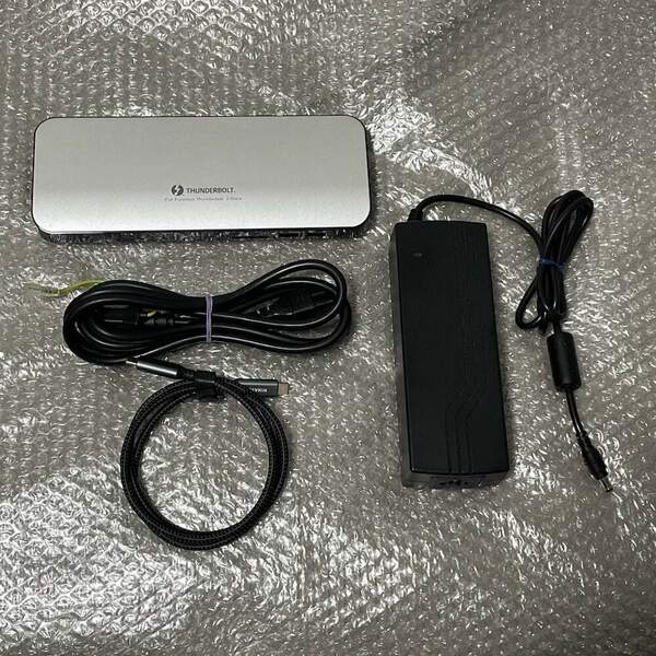 美品! ELECOM Thunderbolt Dock DST-TB301SV