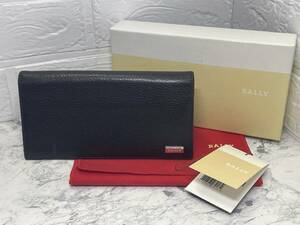 BALLY バリー メンズ 長財布 レザー ブラック 箱付き USED