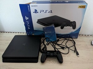 【中古】PS4 本体 セット 500GB ブラック SONY PlayStation4 CUH-2200A 動作確認済 箱 コントローラー DC05-506jy/G4【送料無料】