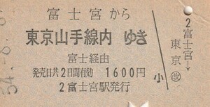 L689.身延線　富士宮から東京山手線内ゆき　富士経由　54.8.8