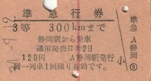 T198.赤1条　3等　静岡300キロ　34.9.12_画像1