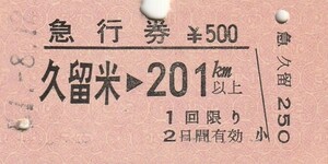 Q065.鹿児島本線　久留米⇒201キロ　51.8.12【1378】