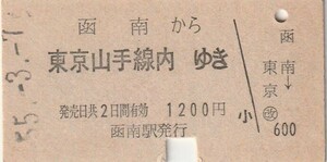 P716.東海道本線　函南から東京山手線内ゆき　55.3.7