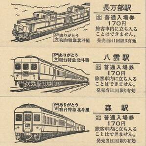 HDD419.【D型記念硬券】ありがとう寝台特急 北斗星 札幌 長万部 八雲 森 函館【2345】の画像1