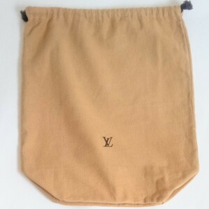 〔ルイヴィトン〕42×48×17 バッグ保存袋 巾着袋 布袋 LOUIS VUITTON 正規品 旧旧型 マチあり （0098)