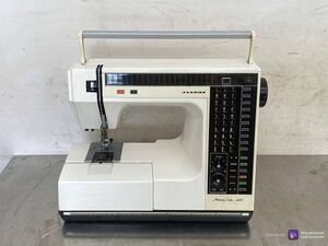 D029 JANOME MODEL 6000 Memory Craft ジャノメ ミシン 昭和レトロ アンティーク 本体のみ 通電未確認 ジャンク中古