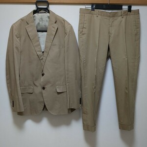 green label relaxing　ラルスミアーニ　LARUSMIANI SOLID　ジャケット スリム　パンツ セットアップスーツ メンズ ユナイテッドアローズ　