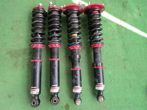 GRX120 Toyota Mark X..BLITZ DAMPER ZZ shock absorber 4 pcs set Full Tap type damping force adjustment used *060410rs