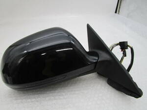 AUDI A3 8P right door mirror black series 481506 10 pin used *060415rs
