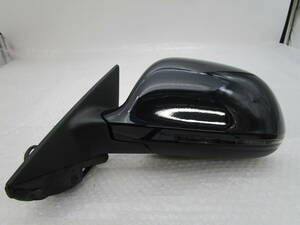 AUDI A3 8P left door mirror black series 481506 10 pin used *060415rs