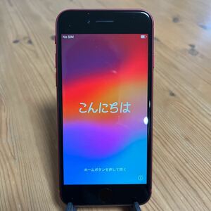 iPhone SE2 プロダクトレッド SIMフリー 64GB 中古品 3年半使用 バッテリー容量82% 