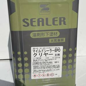 (3) エスケー化研 マイルドシーラーEPO クリヤー 主剤 複層仕上塗材 下塗材 弱溶剤 ２液反応硬化形エポキシ樹脂系下塗材 10.5kgの画像1