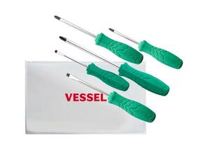 【Amazon.co.jp 限定】VESSEL(ベッセル) セパドラ エコドライバー ケース付 5本組セット 550-5PS