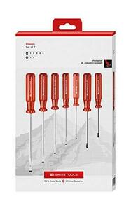 PB SWISS TOOLS ピービースイスツールズ 7本組 クラシックハンドル ドライバーセット(マイナス・プラス) ペーパボックス入