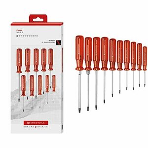 PB SWISS TOOLS ピービースイスツールズ 10本組 クラシックハンドル ヘクスローブドライバーセット ペーパーボックス入