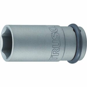 TRUSCO(トラスコ) インパクト用ロングソケット(差込角12.7)対辺27mm T4-27AL × 10個 【ケース販売】