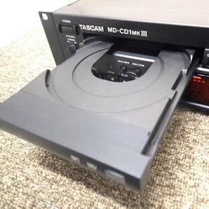 【送料無料】Sh0413-04◯TASCAM タスカム MD CD コンビネーション デッキ MD-CD1MKⅢ 業務用 現状品の画像7