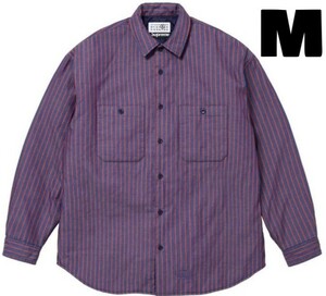 即発送≪即決 送料無料 ≫ 24SS Supreme MM6 Maison Margiela Padded Shirt Stripe M シュプリーム マルジェラ パデッド シャツ ストライプ
