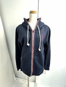 CONVERSE Converse L size Parker navy reverse side nappy autumn winter for navy blue Zip clothes outer garment fashion sweat Parker man and woman use [ road comfort Sapporo ]