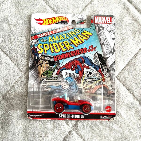 未開封品！ホットウィール　スパイダーモービル　スパイダーマン　マーベル