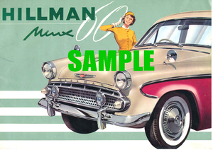 ■1966年(昭和41年)の自動車広告 いすゞ ヒルマン ミンクス いすゞ自動車