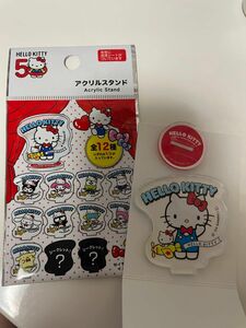 ハローキティ50周年　アクリルスタンド　ハローキティ