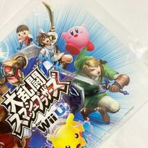 2014 WonderGoo限定 Nintendo 大乱闘スマッシュブラザーズ for Wii U ミニ下敷き 任天堂 ニンテンドー グッズ_画像6