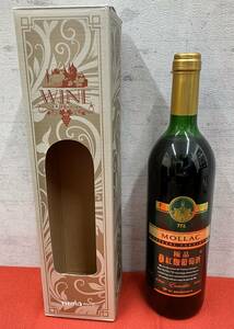 ♯6898【未開封】Ｍｏｌｌａｃ紅麹葡萄酒　酒精成分10、5％　750ml（赤ワイン）甘口