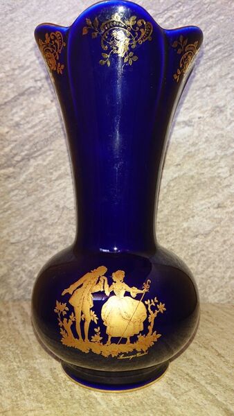 フランスLIMOGESCASTEL22Kクラシックベルサイユ花瓶