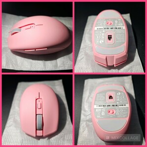 一度使用★Razer レイザー Orochi V2 Quartz Pink 軽量 ワイヤレス ゲーミングマウス 無線 HyperSpeed Bluetooth 第2世代 18000 DPI ピンクの画像3