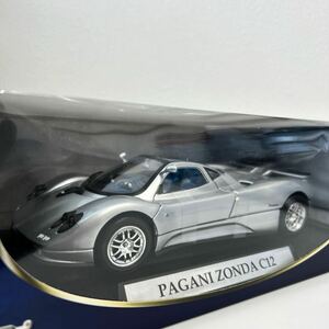 MOTOR MAX 1/18 PAGANI ZONDA C12 Silver モーターマックス パガーニ ゾンダ ハイパーカー ミニカー モデルカー スーパーカー