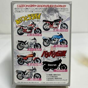 アオシマ 週刊少年マガジン 1/24 カスタムバイクコレクション バリバリ伝説 巨摩郡 HONDA CB750F 後期 角ミラー ホンダ 旧車 ミニカーの画像9