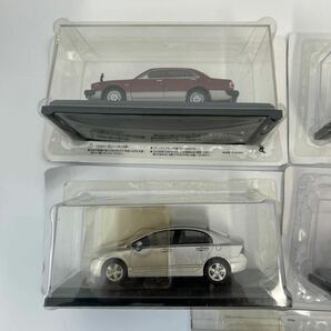 1円〜 ジャンク品 HONDA セット アシェット 国産名車コレクション 1/43 ホンダ シビック アコード インサイト クーペ 旧車 ミニカー の画像2