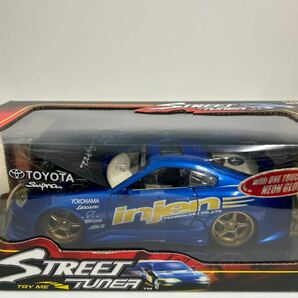 1円〜 STREET TUNER 1/24 TOYOTA Supra Blue JZA80 トヨタ スープラ カスタム ミニカー モデル 検索 スポコン 国産名車 ワイルドスピードの画像9